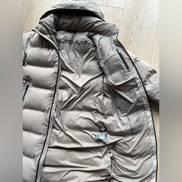 Tna The Super Puff₂O™ Long - Rainstop™ Sz M Modern Taupe - Picture 6 of 17